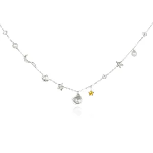 Mermaid's Lullaby Charm Necklace