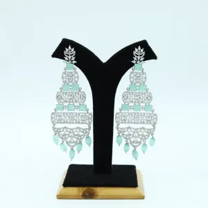 Mint Green Zircon/AD Earring 9791-4888