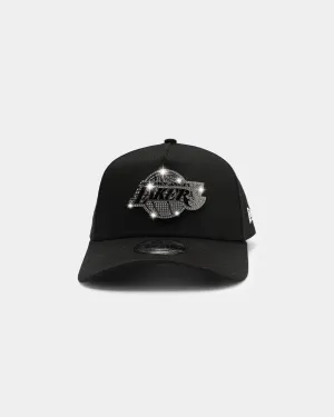 New Era Los Angeles Lakers Diamante 9FORTY A-Frame Snapback Black/Silver