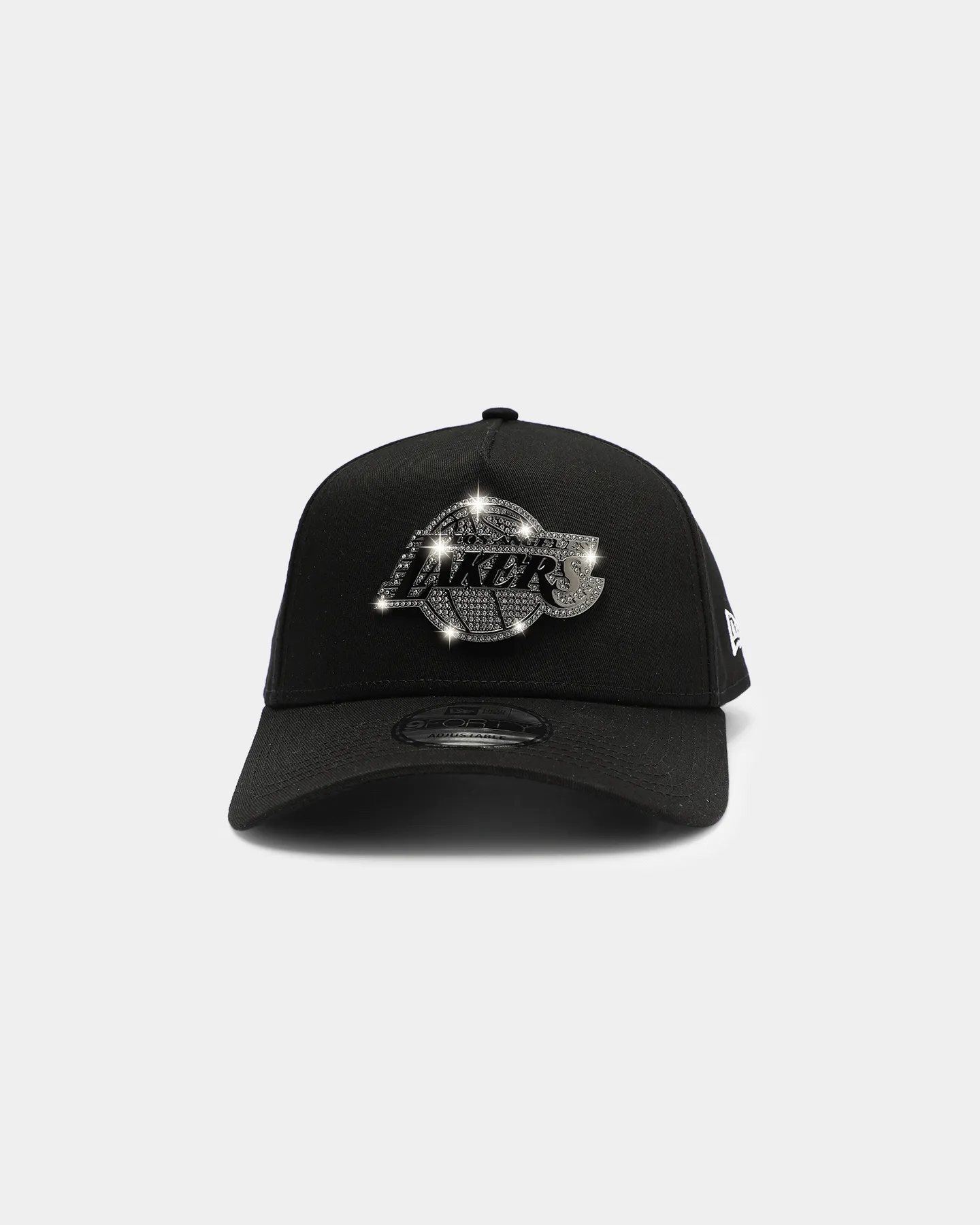 New Era Los Angeles Lakers Diamante 9FORTY A-Frame Snapback Black/Silver