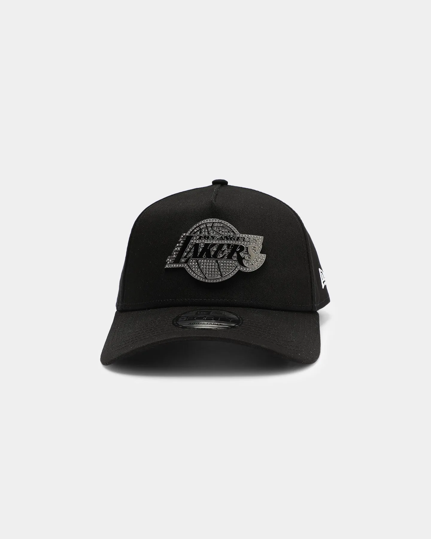 New Era Los Angeles Lakers Diamante 9FORTY A-Frame Snapback Black/Silver