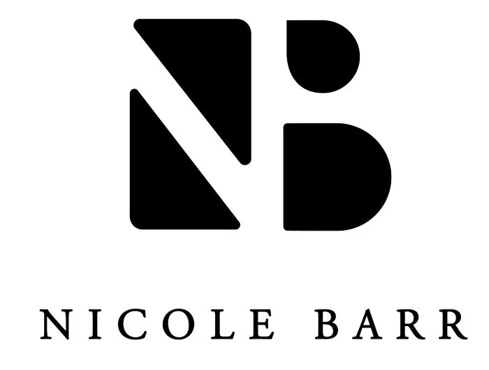 Nicole Barr Art Deco Fan White Topaz Earrings