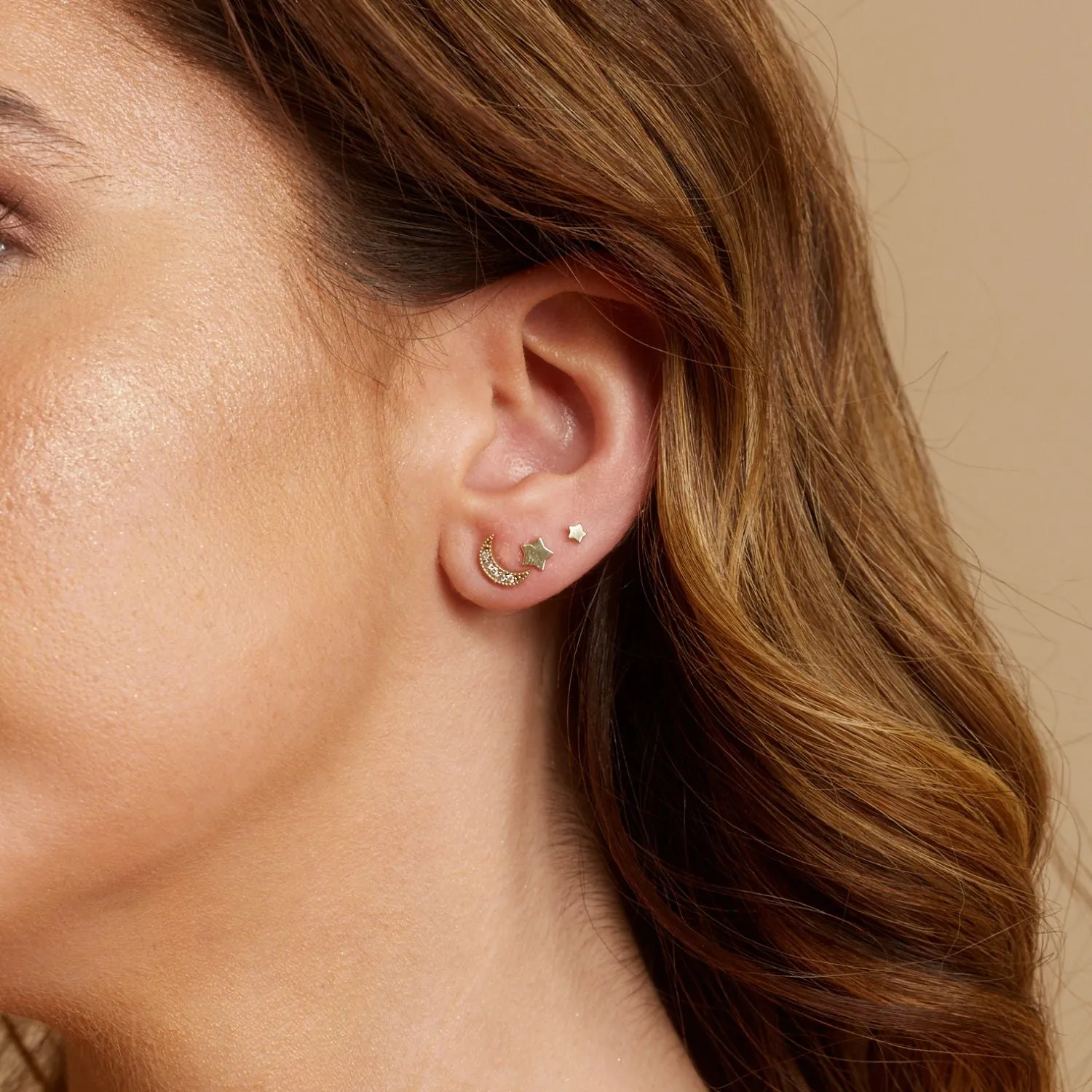 Petit Star Stud Earrings