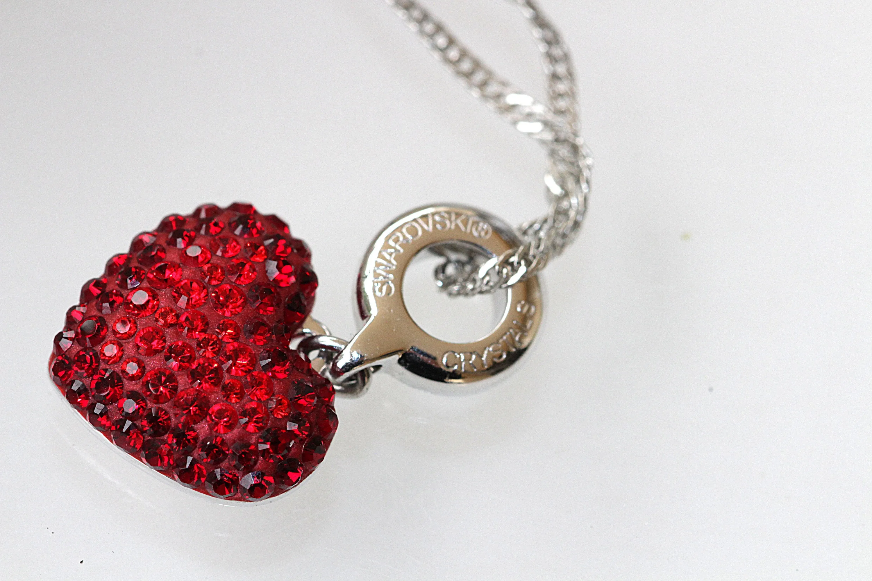 Red heart necklace Gift