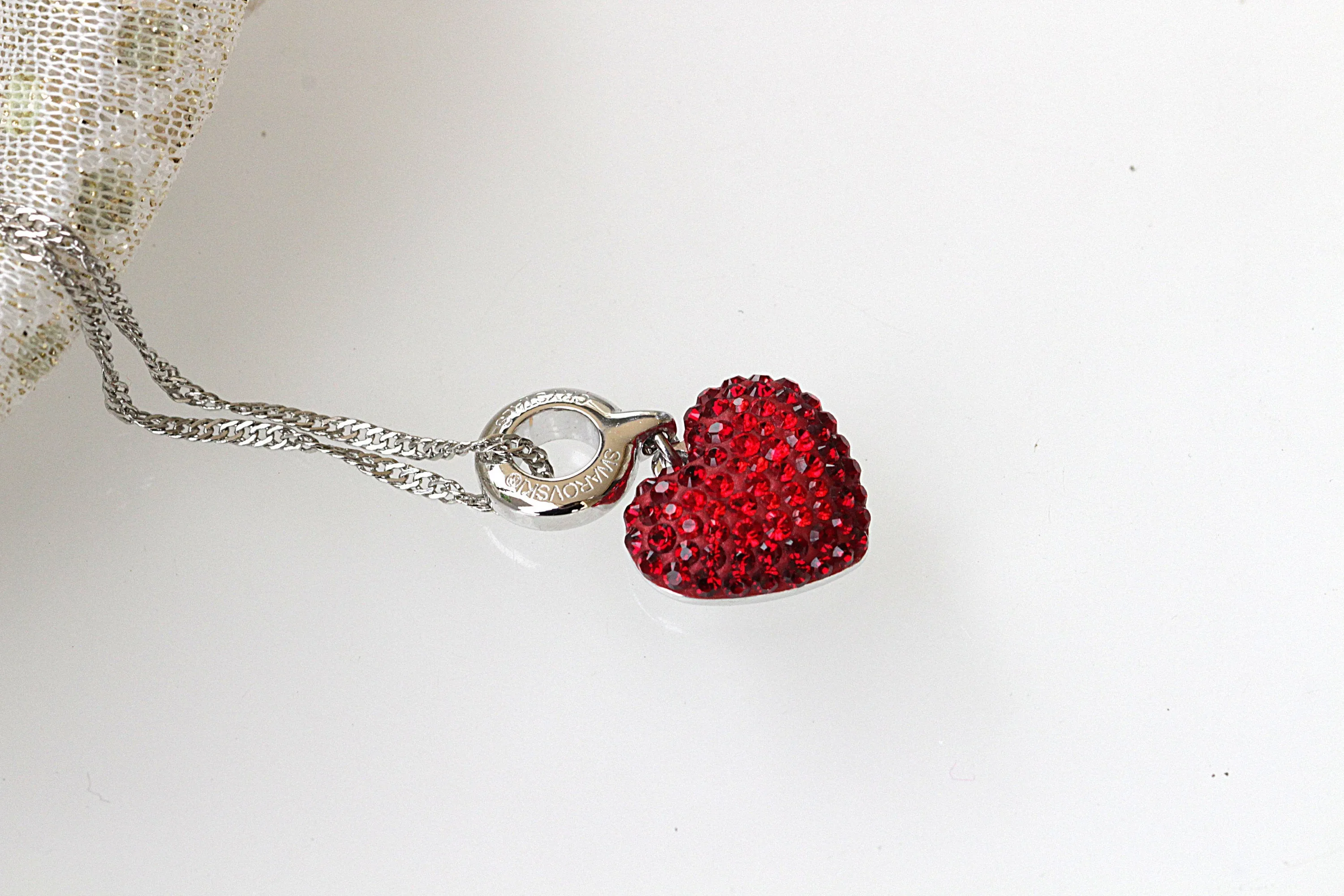 Red heart necklace Gift