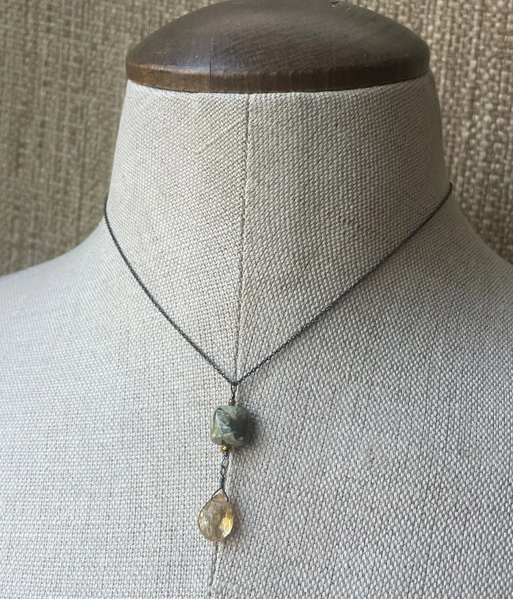 Rhyolite Drop Necklace