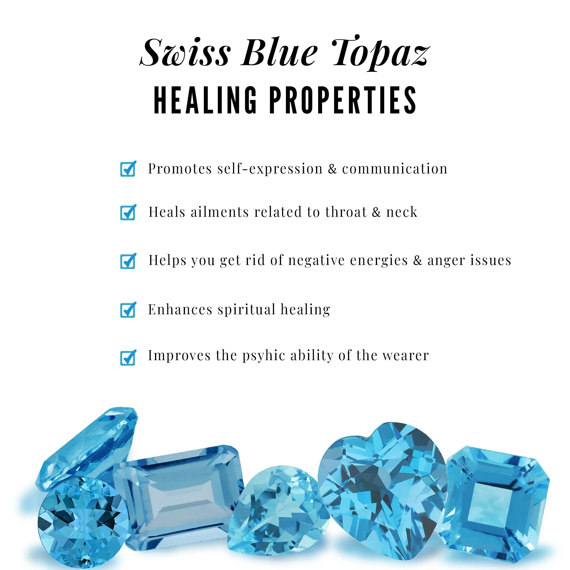 Round Shape Swiss Blue Topaz Solitaire Stud Earrings in Bezel Setting