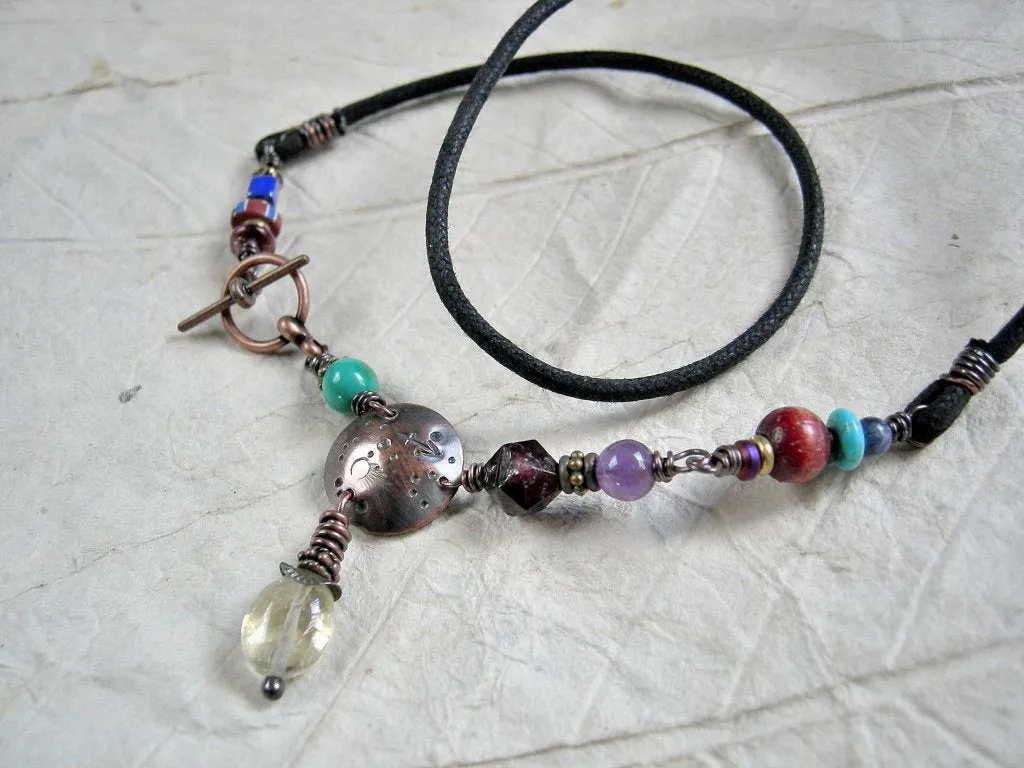 Sagittarius Zodiac Necklace, Custom Birthstone Jewelry